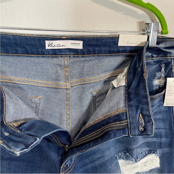 NEW NWT KanCan‎ distressed jeans 33x27 - Picture 5 of 7